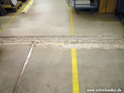 Ausgebaute Hohlstelle