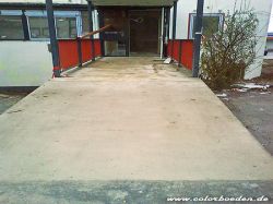 Fußgängersteegbrücke vorher