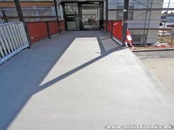 Fußgängersteegbrücke nachher mit einer rutschhemmenden Bodenbeschichtung
