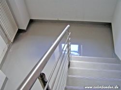Glänzende Beschichtung im Flurbereich